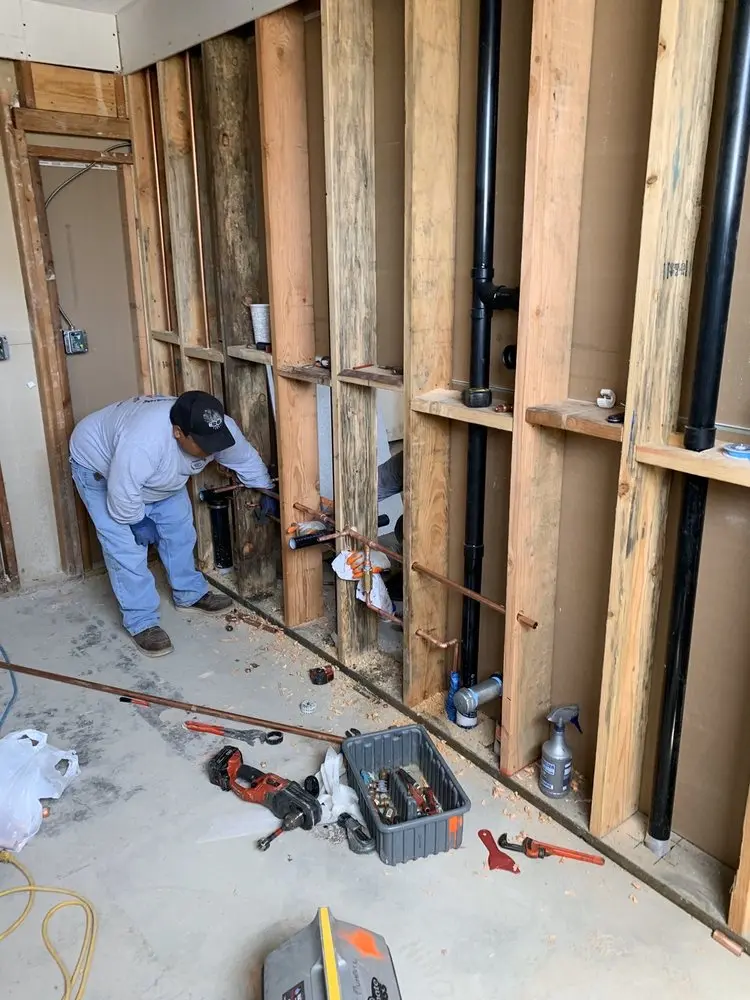 Commercial rough-in plumbing for Gas Line Repair in Northwest Vancouver